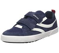 Geox J ALPHABEET Boy, Zapatillas para Niños, Navy/White, 32 EU