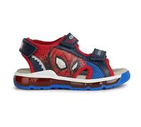 Geox J Android Boy Sandal, azul marino/rojo, 30 EU, azul marino, 30 EU