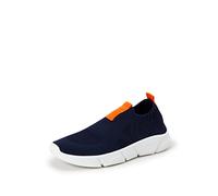 Geox J Aril Boy A, Sneakers Niños, Multicolor Navy Orange, 38 EU