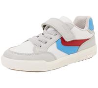 Geox J Arzach Boy A Sneaker, White/Pearl, 32 EU