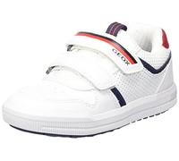 Geox J Arzach Boy, Zapatillas, Blanco Azul Marino, 35 EU