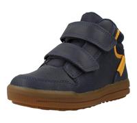 Geox J Arzach Boy, Zapatillas, Navy Dk Yellow, 27 EU