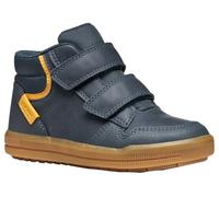 Geox J Arzach Boy, Zapatillas, Navy Dk Yellow, 34 EU