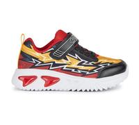 Geox J Assister Boy B, Zapatillas, Negro, Rojo, 24 EU