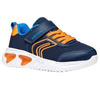 Geox J Assister Boy C - Zapatillas Deportivas, Color Azul Marino/Naranja, Talla 27 EU