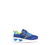 Geox J Assister Boy C - Zapatillas Deportivas, Color Azul y Lima, Talla 30 EU