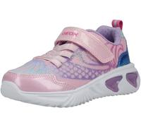 Geox J Assister Girl A - Zapatillas Deportivas, Color Rosa y Morado, Talla 29 EU