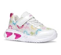 Geox J Assister Girl B - Zapatillas Deportivas, Color Blanco/Multicolor, Talla 32 EU