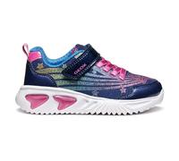 Geox J Assister Girl - Zapatillas Deportivas, Color Azul/Multicolor, Talla 36 EU, Azul Multicolor, 36 EU