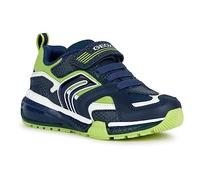 Geox J Bayonyc Boy, Zapatillas Niños, Azul (Navy Lime), 25 EU