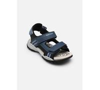Geox Sandalias J Borealis para niño, color negro vaquero, talla 34 EU