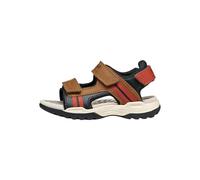 Geox J Borealis Boy A Sandal, LT Brown/Rust, talla 32 EU
