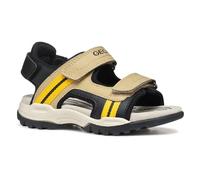 Geox - J Borealis Boy A, Sandalia Niños, Beige/Yellow,
