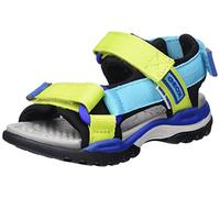 Geox J Borealis Boy A, Sandalias Niños, Multicolor Black Sky, 32 EU