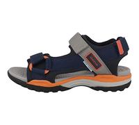 Geox J Borealis Boy A, Sandalias Niños, Multicolor Navy Orange, 28 EU