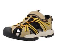 Geox - J Borealis Boy B, Sandalia Niños, Beige/Yellow,