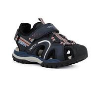 Geox J Borealis Boy B, Sandalias con Punta Cerrada Niños, Azul (NAVY/RED), 25 EU