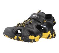 Geox - J BOREALIS BOY C, Sandalia Niños, Black/Yellow,