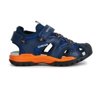 GEOX Sandalias impermeables Borealis. Color Azul/Naranja