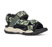 Geox J Borealis Boy E, Sandalia, Dk Green/Black, 25 EU