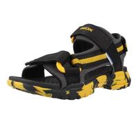 Geox - J BOREALIS BOY E, Sandalia Niños, Black/Yellow,