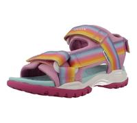 Geox J Borealis Girl A, Sandalia, Dk Pink/Multicolor, 36 EU