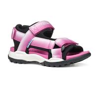 Geox J Borealis Girl A, Sandalia, Fuchsia/Black, 37 EU