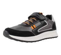Geox J BRIEZEE Boy A, Zapatillas para Niños, Black/Orange, 27 EU