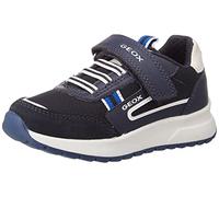 Geox J BRIEZEE BOY, Sneakers para Niños, NAVY/WHITE, 29 EU