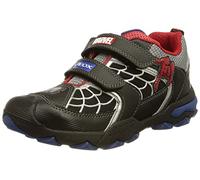 Geox J BULLER BOY A, Zapatos para Niños, BLACK/RED, 30 EU