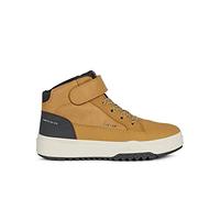 Geox J BUNSHEE BOY B ABX, Botines para Niños, DK YELLOW/BLACK, 39 EU