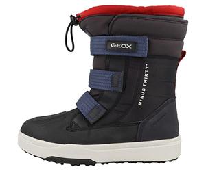 Geox J BUNSHEE PG BOY B A, Botas para Niños, NAVY/RED, 34 EU