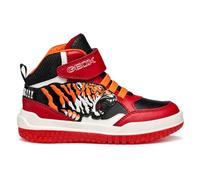 Geox J Buzzerlight Boy, Zapatillas, Rojo y Negro, 32 EU