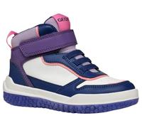 Geox J BUZZERLIGHT Girl A, Zapatillas, Navy/Purple, 28 EU