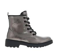 Geox J CASEY GIRL, Barco Ankle para Niñas, LEAD/BLACK, 39 EU