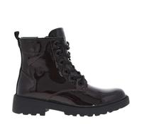 Geox J CASEY GIRL, Bota de tobillo para Niñas, DK BURGUNDY/BLACK, 35 EU