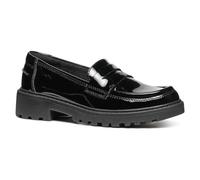 Geox - J Casey Girl C, Mocasín Niñas, Black,