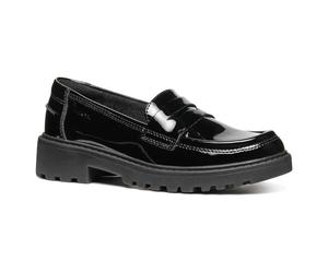 Geox - J Casey Girl C, Mocasín Niñas, Black,