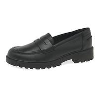 Geox Mocasín para niñas J Casey Girl C Negro Talla 37