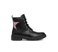 Geox J Casey Girl G, Botín, Black/LT Rose, 37 EU