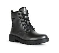 Geox J Casey Girl G, Botines Niñas, Multicolor Dk Grey Black, 37 EU