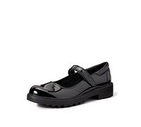Geox J Casey Girl P, Bailarinas Niñas, Negro (HHC9), 30 EU
