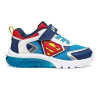 Geox J CIBERDRON Boy B Sneaker, LT Blue/Rojo, Talla 29 EU