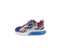 Geox J Ciberdron Boy B, Zapatillas, Azul, Rojo, 34 EU