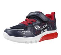 Geox J CIBERDRON Boy C - Zapatillas Deportivas, Color Azul Marino/Rojo, Talla 35 EU