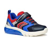 Geox - J CIBERDRON Boy C, Zapatillas Niños, Navy/Dk Red,