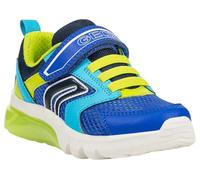 Geox J CIBERDRON Boy C, Zapatillas, Royal/Lime, 34 EU