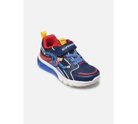 Zapatillas geox ciberdron infantil azul/rojo 33