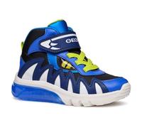 Geox J CIBERDRON Boy D, Zapatillas, Navy/Lime, 24 EU