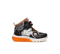Geox J CIBERDRON Boy F, Zapatillas, Black/Silver, 30 EU